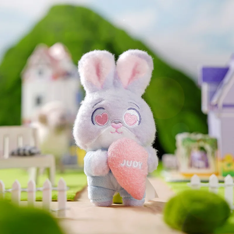 Miniso 本物のディズニー Zootopia 磁気 Judynick ぬいぐるみキーホルダースクールバッグペンダント女の子用