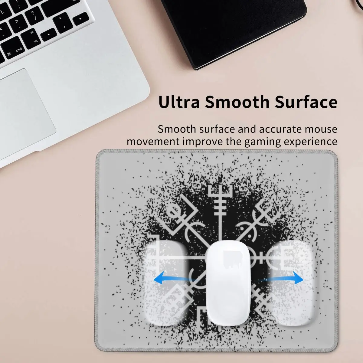 Vegvisir Viking Compass коврик для мыши скандинавским символом, компьютерная клавиатура, коврик для мыши, геймерский коврик для ноутбука, офисные аксессуары, настольные коврики