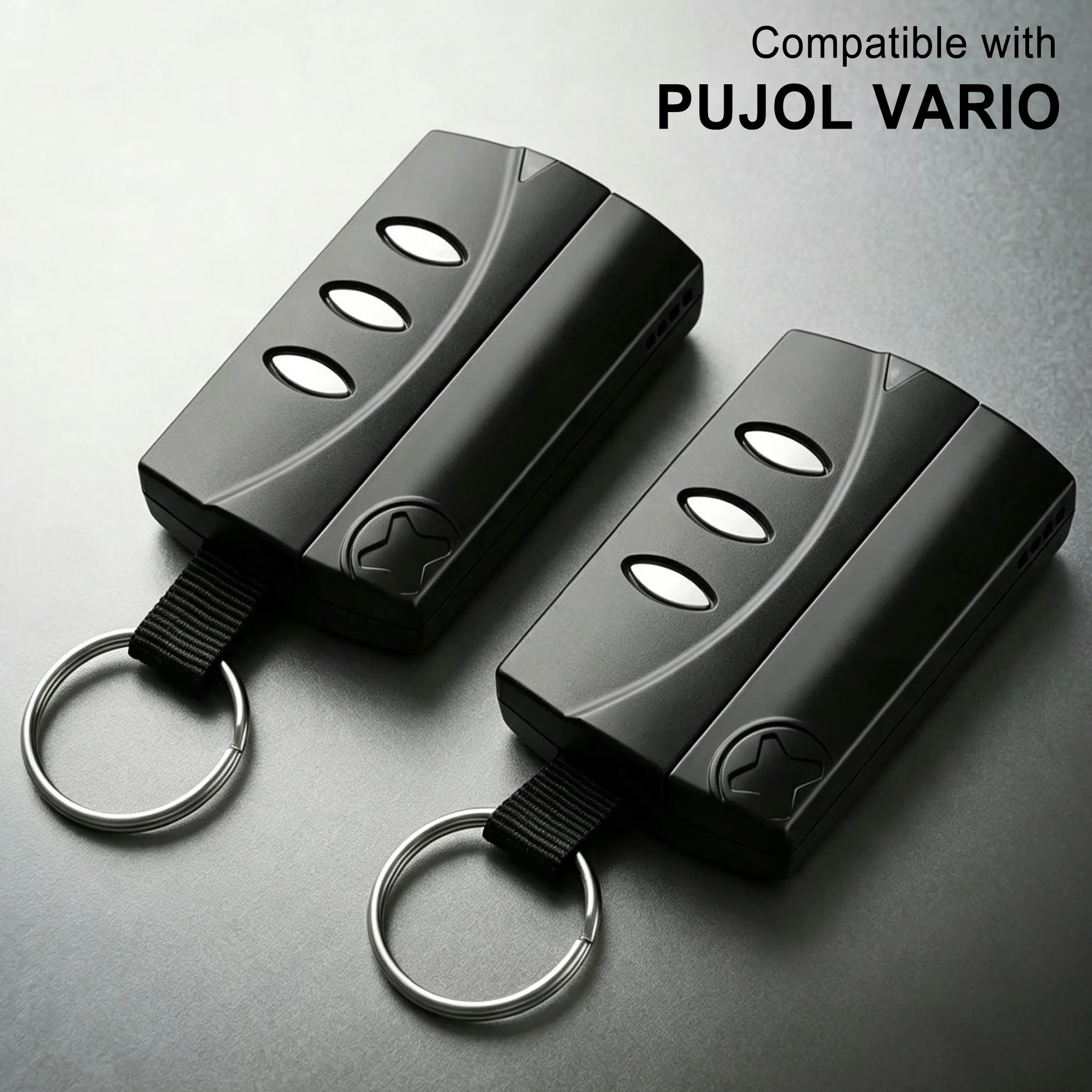 Garage Remote Control For PUJOL VARIO 433 MHz Door Transmitter Rolling Code Replacement Gate Motor Clicker Keyfob 433.92MHz