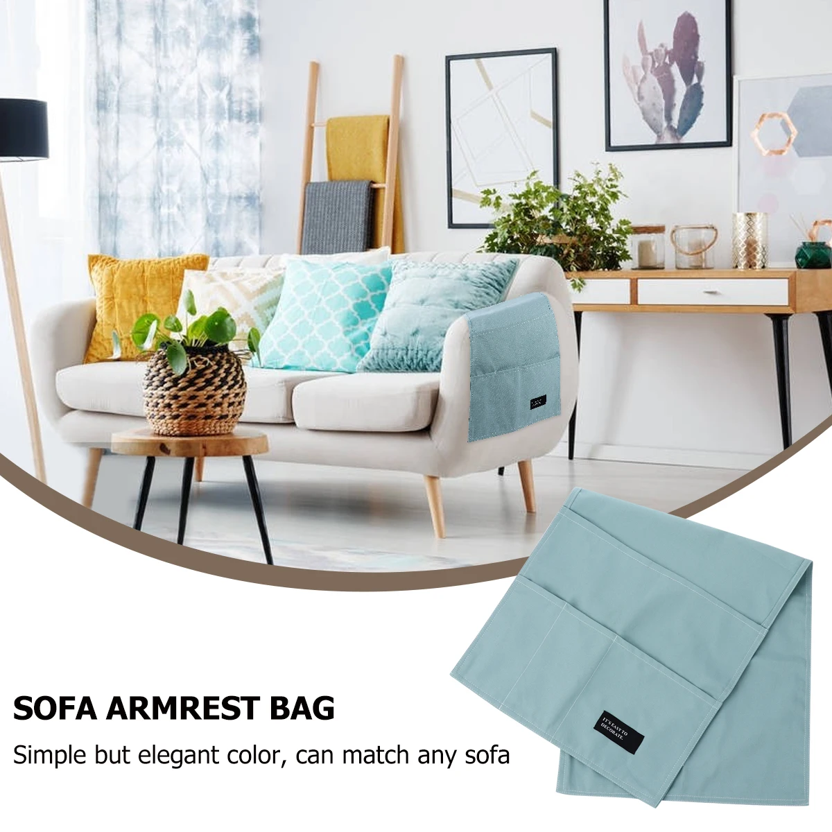 

organize storage bag mobile phone pocket multi-function bag sofa armrest organizer hanging sofa organizer