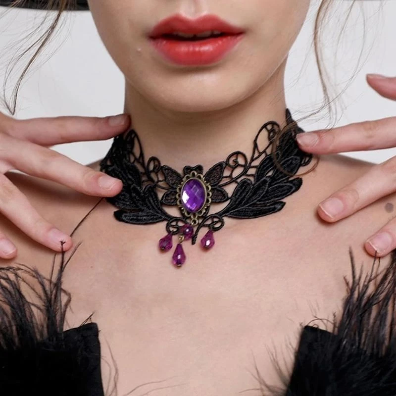 R1WE Verfijnde unisex-hoedenkettingset Unieke, verweerde, stijlvolle hoed Mode-creatieve hoed voor een stijlvolle feestlook