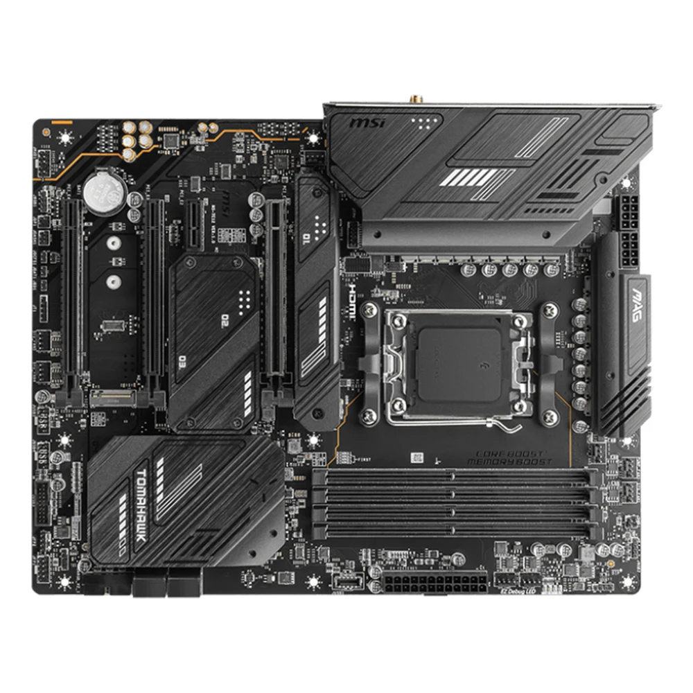 MSI MAG X670E TOMAHAWK Supporto scheda madre WIFI 7900X 7800X3D 7700 7600X 7500F CPU DDR5 7800 MHz M.2 PCIe5.0 AMD X670 AM5 ATX