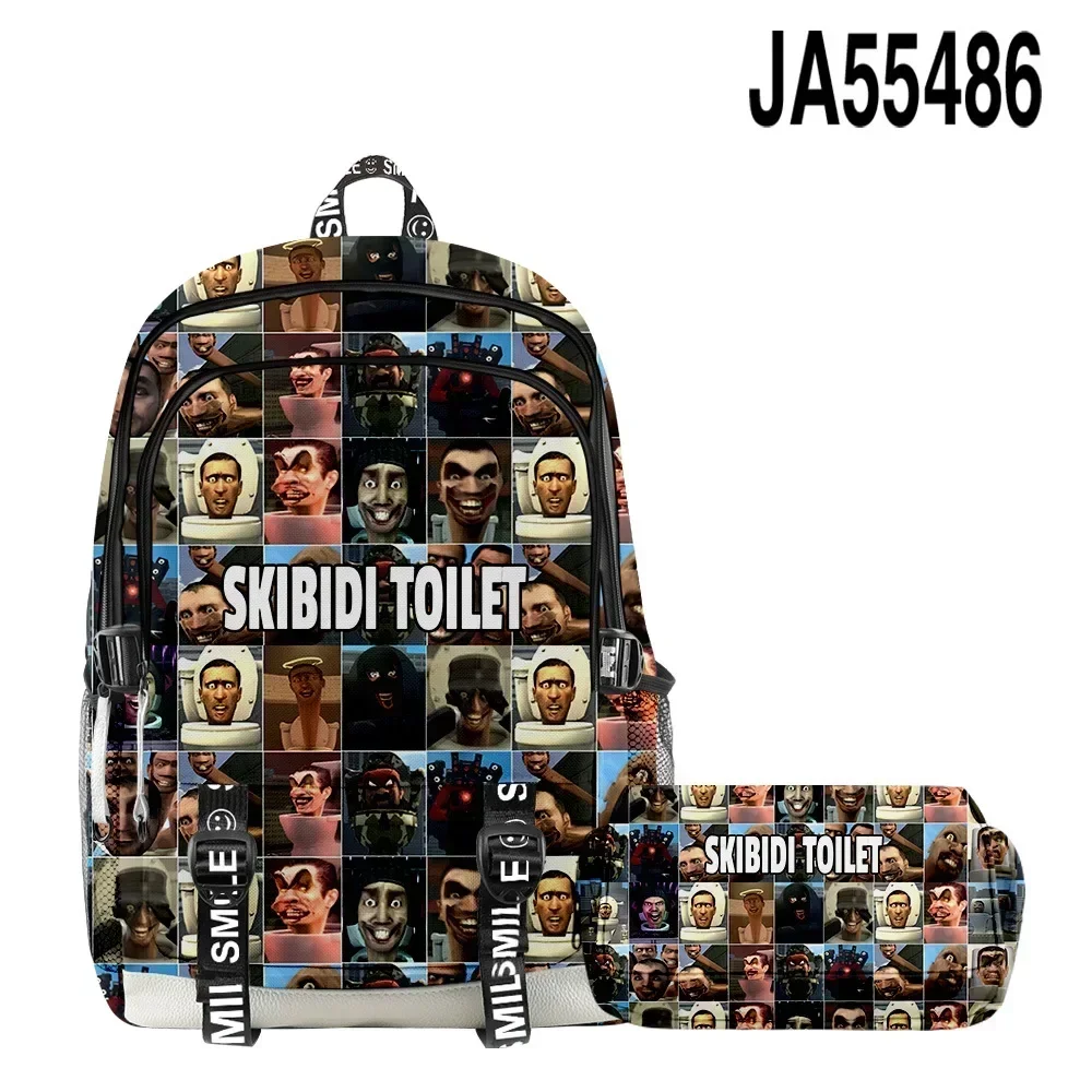 3D HOT New Product Skibidi Toilet Toilet Bag Backpack Backpack Pen Bag Sports Backpack Cartoon School Bag Mochil