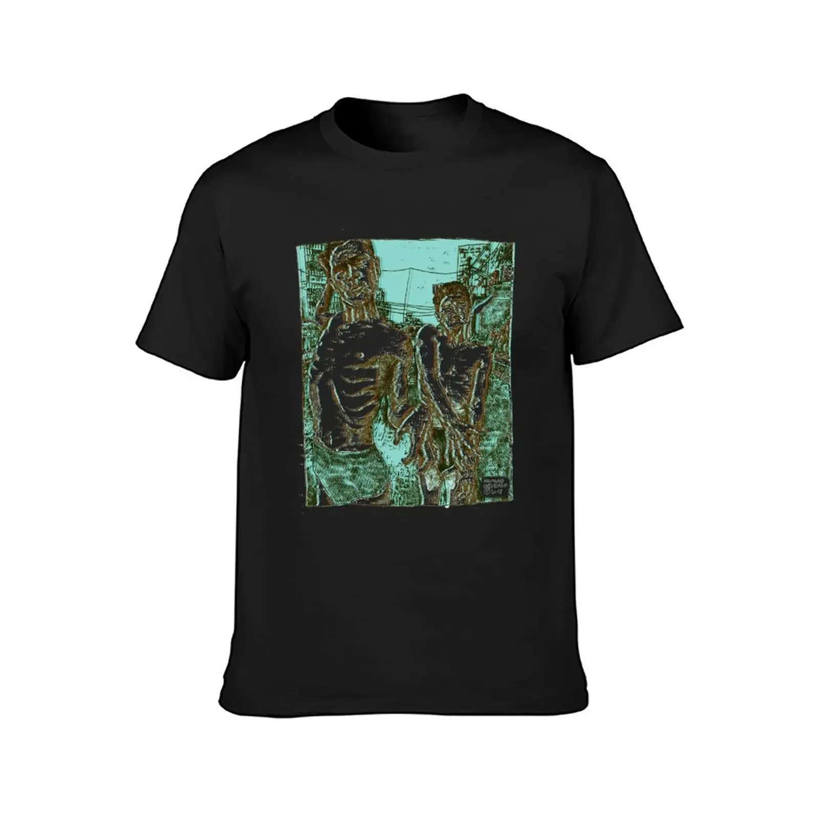 Butoh Dancers, by Maximiliano Lopez Barrios T-Shirt cotton graphic tees blue archive anime t shirts mens clothing