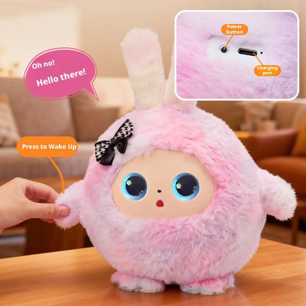 ai-smart-plush-toy-interactive-language-cute-robot-encyclopedia-stories-children's-education-learning-doll-gift
