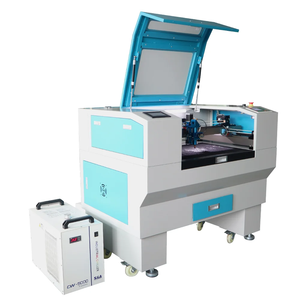 ماكينة القطع والنقش بالليزر CO2 بقدرة 100 وات