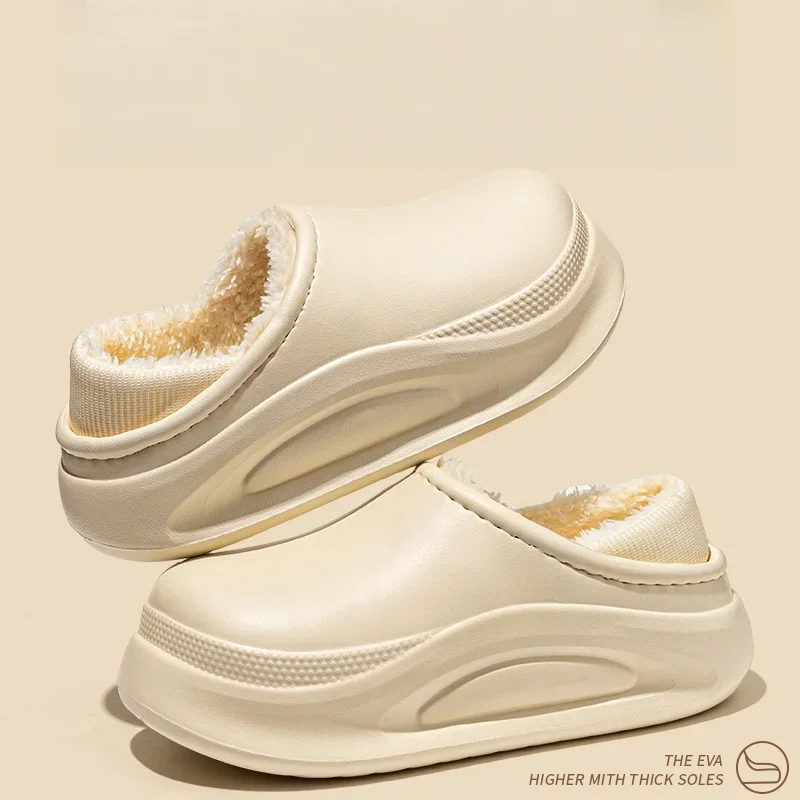 

Новые мужские и женские зимние тапочки на подошве из пены с эффектом памяти. Сверхлегкая нескользящая обувь на крыше. Теплая и удобная.