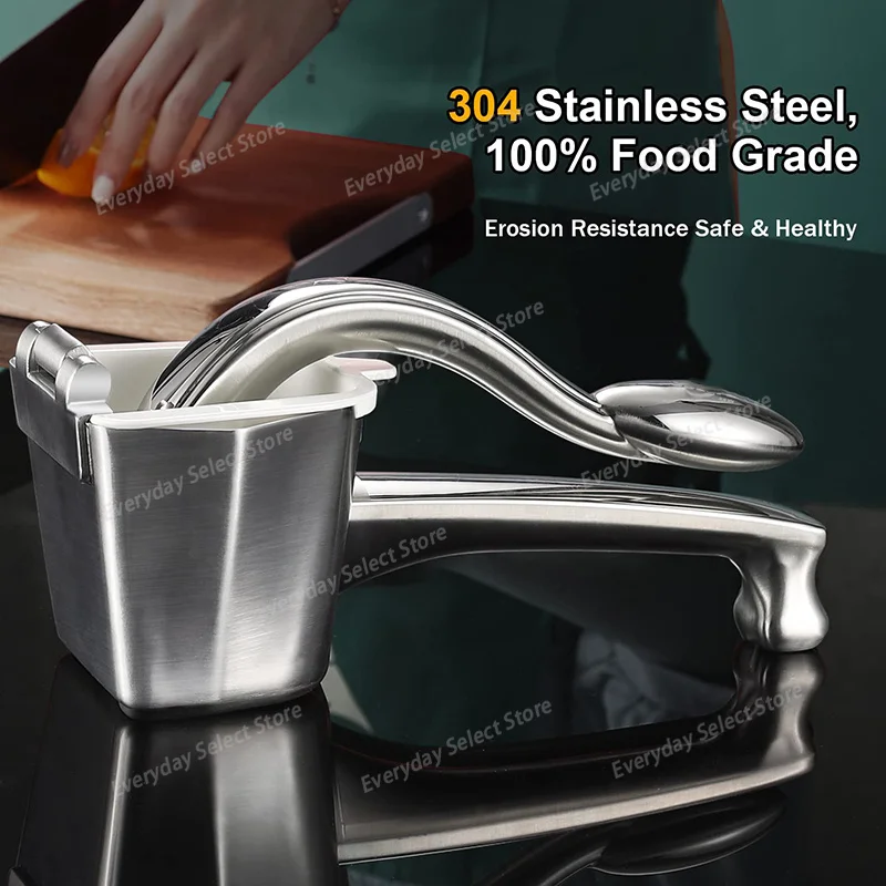 304‑Stainless‑Steel Hand‑Press Juicer, Household Manual Orange Lemon Press Squeezer, Manual Fruit juice Separator Tool