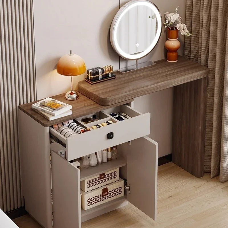 

Toiletries Italian Dressers Minimalist Dresser Light Luxury Bedroom With Fingerprint Lock Makeup Table Vanity Dressing Table