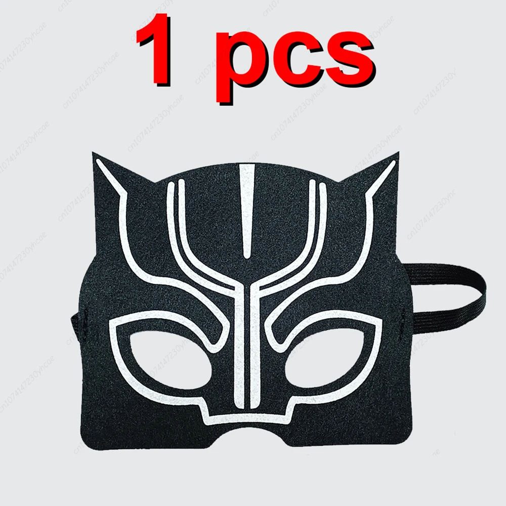 24 Stück Disney Marvel Black Panther Halloween-Masken für Kinder, Superhelden-Cosplay-Kostüm, Maske für Kinder, Weihnachtsfeier-Geschenke