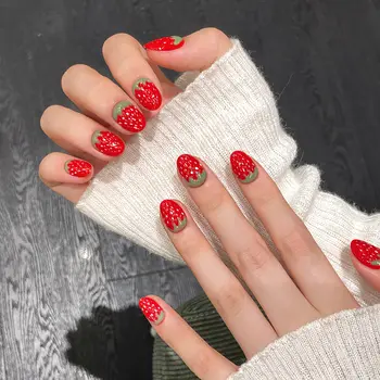 6 best sales 草莓美甲 - №4