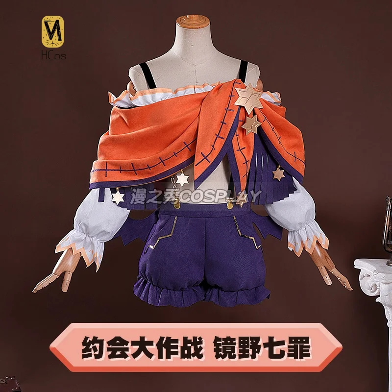 

HCos DATE A LIVE Kyouno Natsumi Costume Cosplay Sexy Women Top Pants Accessories Outfit Full Set Halloween Comic Con