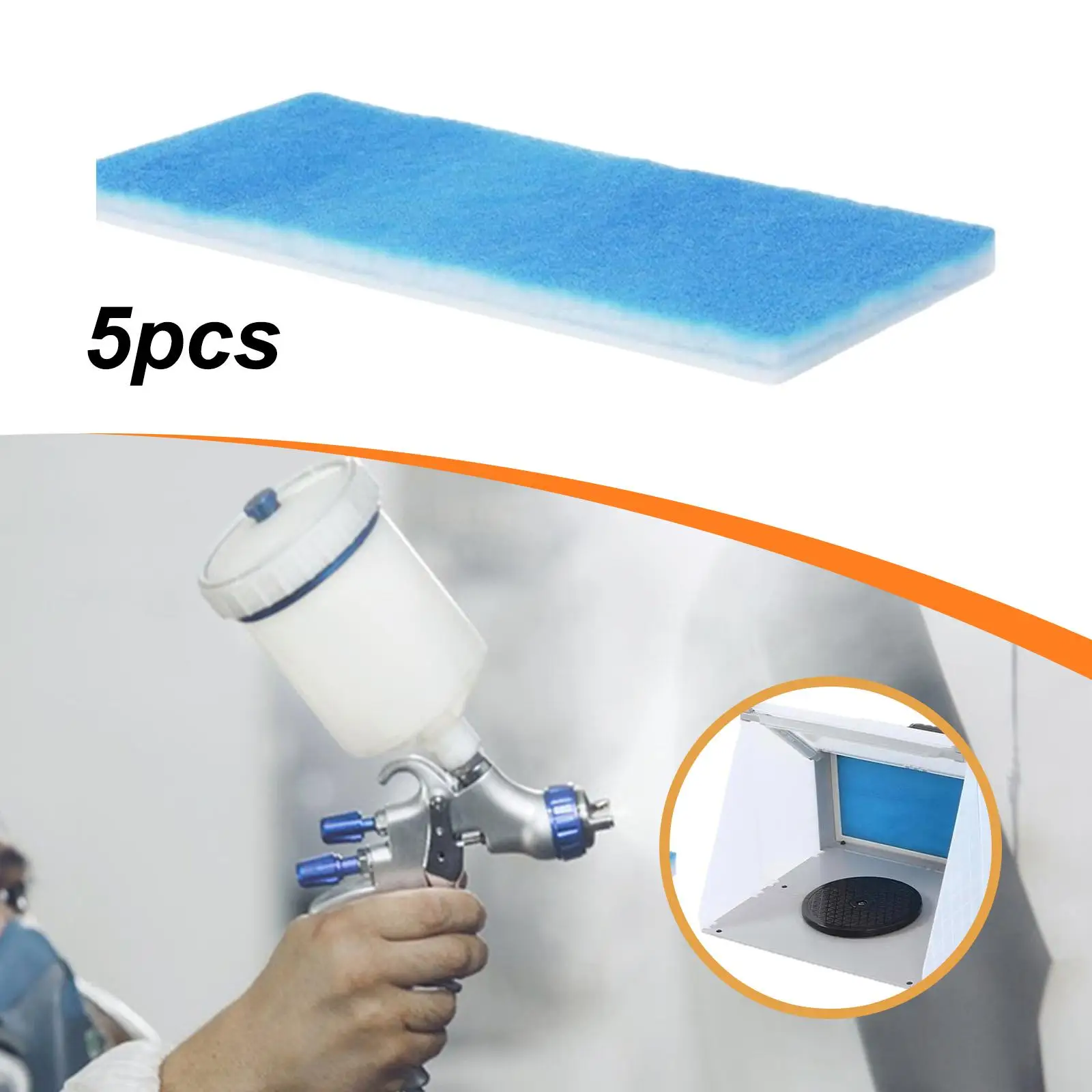 

Paint Room Ventilation Filter Double Layer Composite Fiber Mat Enhanced Air Quality Exhaust Pad for Craft Tent Project
