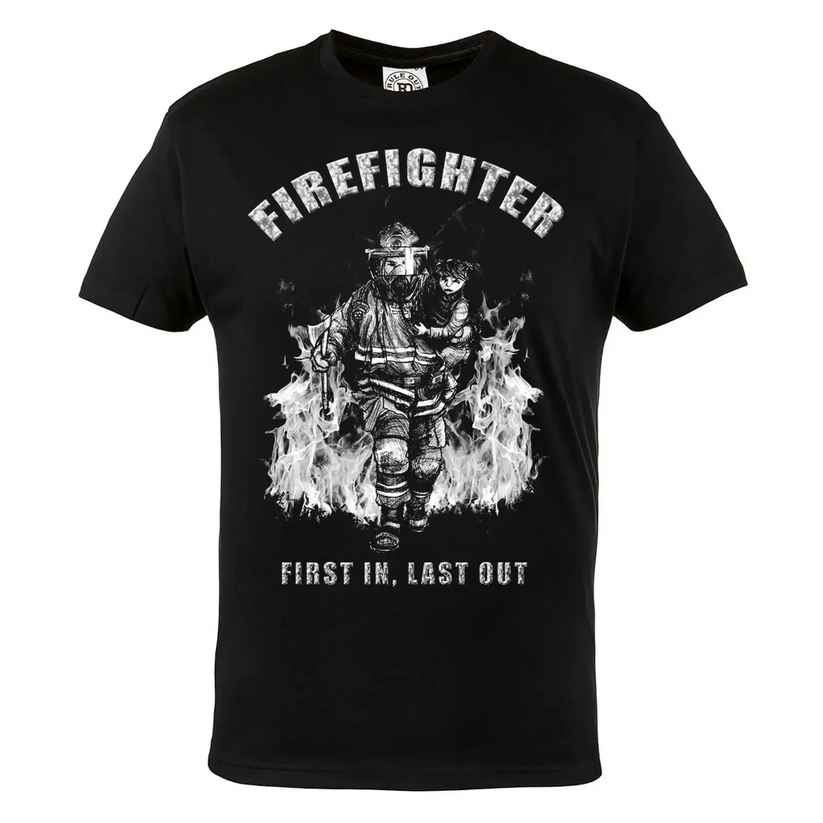 Feuerwehrmann T Shirt Herren Feuerwehr Fan Geschenk Idee vintage Washed Stretched Unisex homme designer clothes