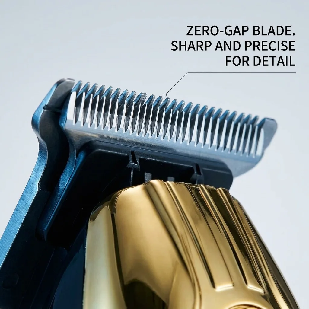 Professional Hair Clippers for Men, T-Blade Trimmer Zero Gapped Cordless Hair Trimmers for Hair Cutting, Edgers Clippers with LED Display USB-C Rechargeable Portable Shaver for Carving & Trimming