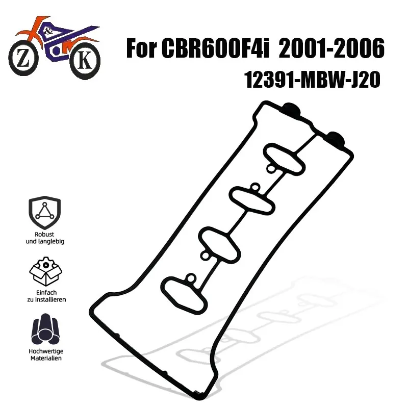 

Motorcycle Engine Cylinder Head Cover Gasket For Honda CBR600F4 CBR600F4I CBR600 F4 F4I 2001-2006 Replacement 12391-MBW-J20