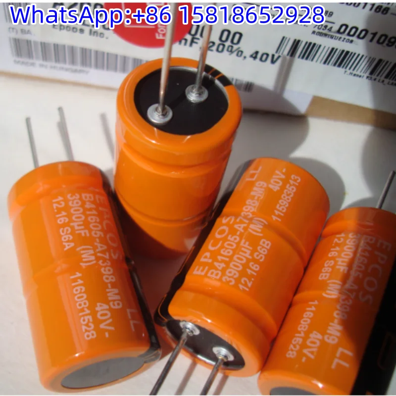 2pcs 40V 3900UF replacement 4700UF LL original Siemens EPCOS thick copper leg audio filter capacitors
