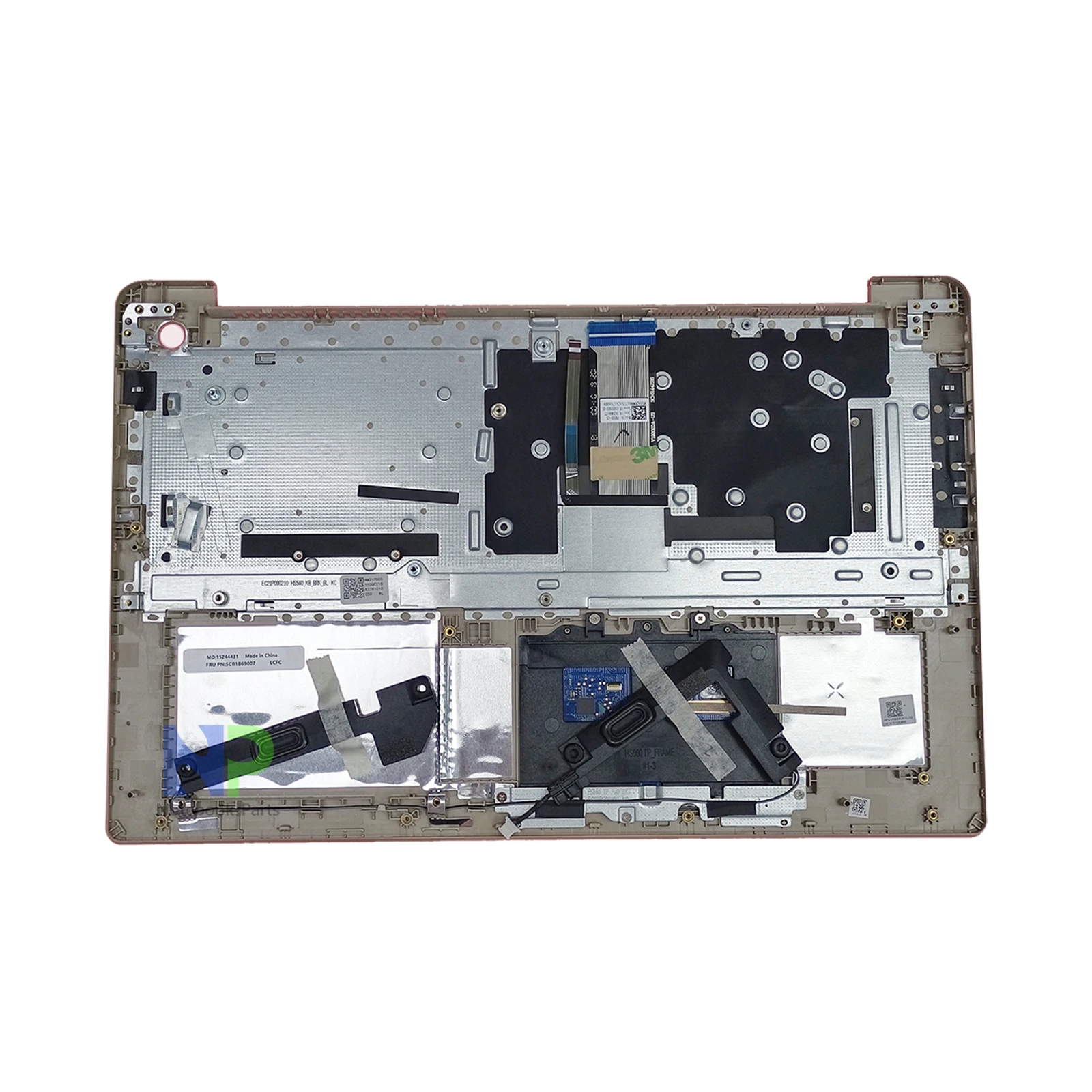 Nova capa superior para lenovo ideapad 3-15itl6 3-15alc6 15.6 "paumerest retroiluminado teclado dos eua touchpad ouro 5cb1b69007