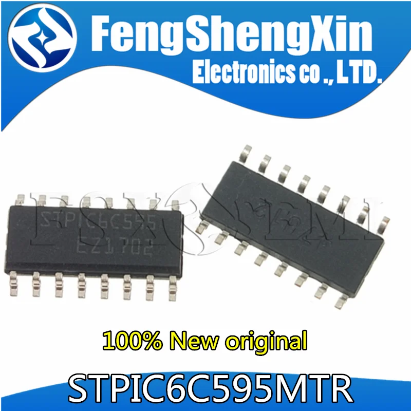 

10pcs STPIC6C595MTR STPIC6C595 SOP16 Liquid crystal power chip