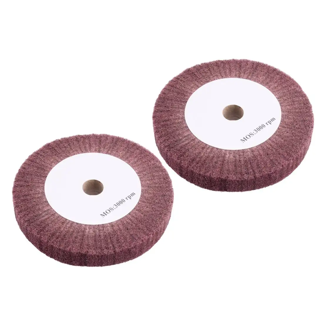 

2pcs 150mm 320 Grit Non-Woven Fine Polishing Wheel Flap Disc Abrasive Buffing Cleaning Pad