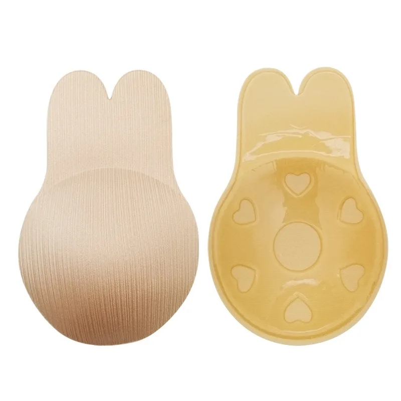 Reusable Lift Up Invisable Bra Tape  Silicone Stickers Breathable Invisib Stickers Breast Rabbit Ears Lift Breast Stickers