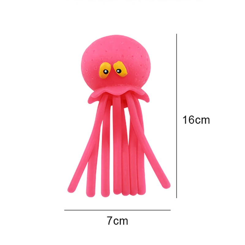 Baby Bath Toys Sponge Water Absorbing Octopus Squeezing Stress Relief Toys Summer Swimming Play Water Toy for Children