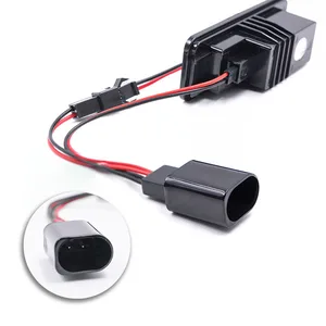 Luz de matrícula LED, Auto Tag Lâmpada, VW Golf IV V VI VII MK4 MK5 MK6 MK7 Polo III IV V 6N2 9N 9N2 9N3 6R Passat B7 B8 CC 12 principais vendas emblema vw polo 2007 - №9