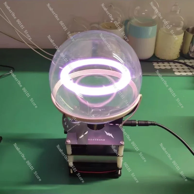 

Plasma Ring Sphere Reactor Ion Ball Lamp with Stunning Visual Effects Inert Gas Glow
