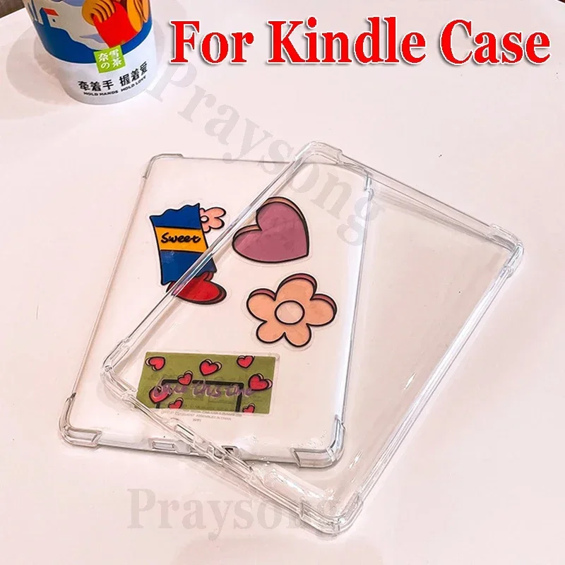 Clear Cover for Kindle 12th 2024 Paperwhite 6 7 Inch KPW5 Case for Kindle Colorsoft 11th Protective Case Paper White Funda