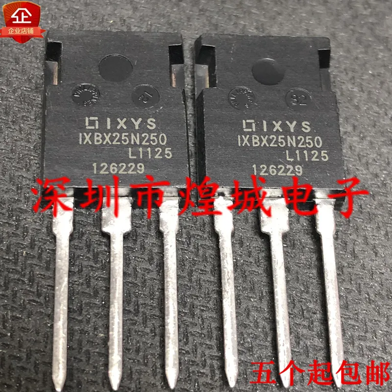 

5PCS/Lot IXBX25N250 ½ TO-247 2500V 55A 5