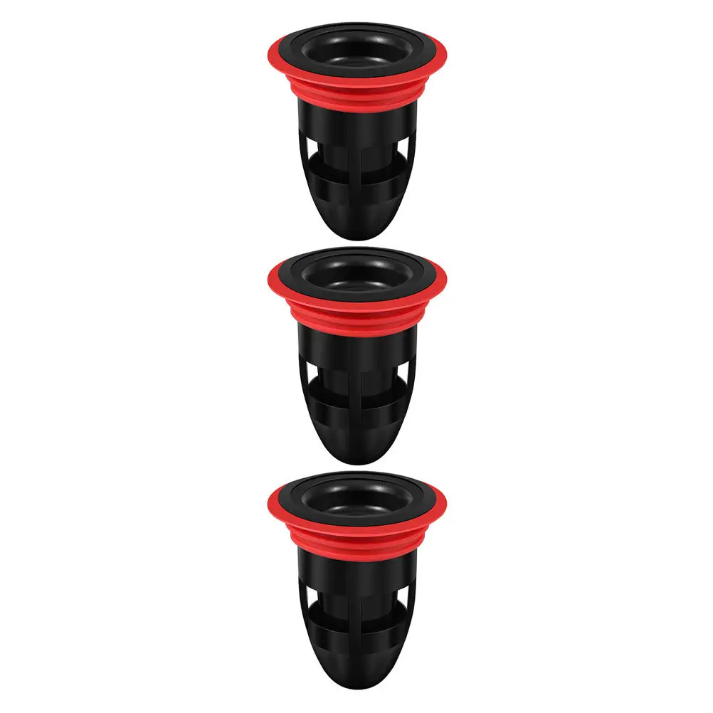 

3Pcs Odor-Resistant Floor Drain Cores Wear-Resistant Sewer Seal Rings Anti-Backflow Filters Hair Block Household Bathroom Drain