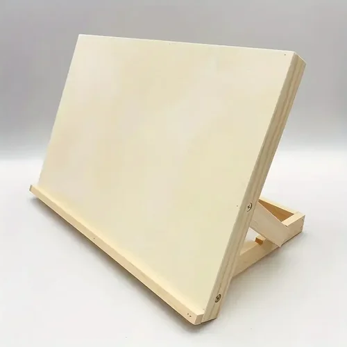 Soporte de Arte de madera plegable con tablero de escritura inclinado, caballete de pintura portátil, suministros para artes y manualidades de regreso a la escuela, oficina