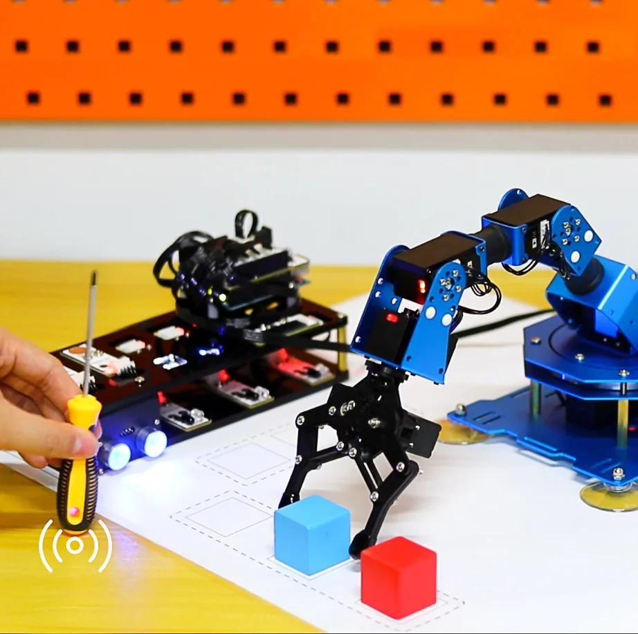 Picture 6: New Arrival Robot DIY For Arduino U-NO R3 Project Robot Arm Starter Kit With Robot Sensor Kit STEAM Education