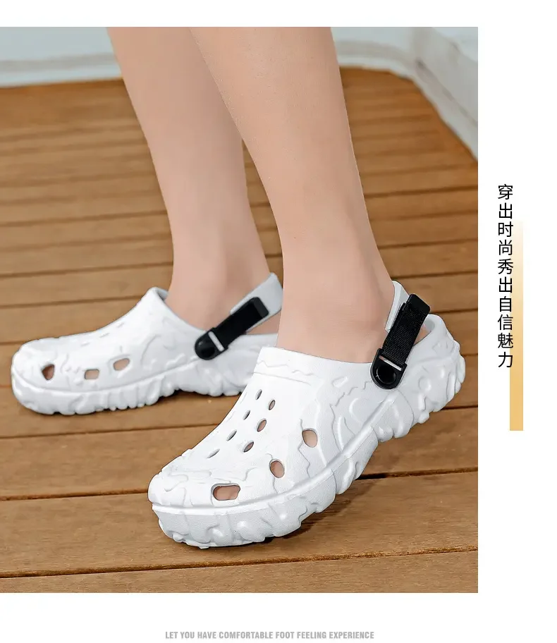 2026 Günstige EVA Herren-Clogs Leichte Großhandels-Plastik-Clogs für Herren Strand- und Arbeitssandalen mit Herren-Clogs & Pantoletten – Detail 11