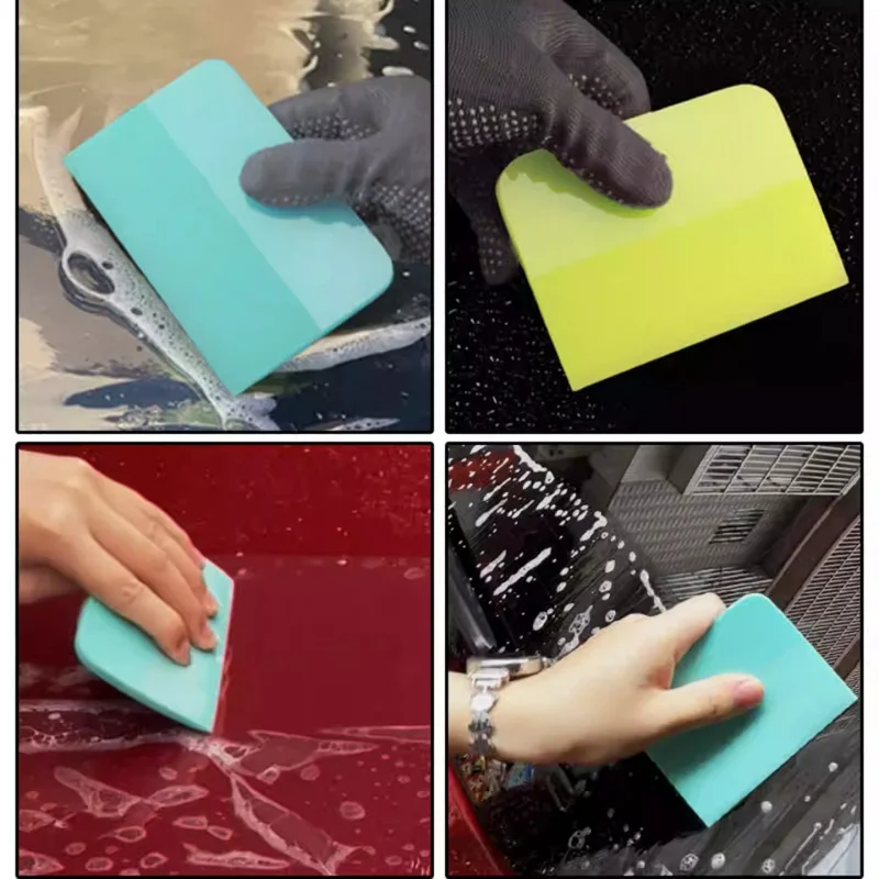 Car Film Tool Car Wrap Special Scraper Invisible Car Wrap Application ToolTPUTransparent Film Beef Tendon Scraping Edge