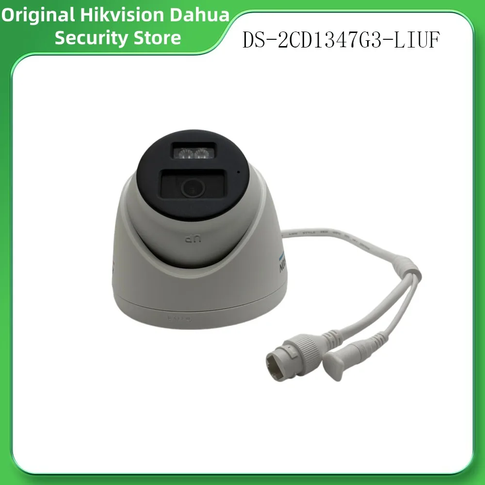 

IP-камера Hikvision DS-2CD1347G3-LIUF 4 Мп PoE, 2,8 мм, ColorVu, турельная, со встроенным микрофоном, IP67, водонепроницаемая, гибридное освещение 30 м
