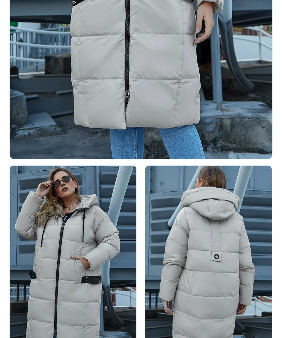 Astrid 2022 Winter new arrival down jacket women loose clothing outerwear quality with hood Plus Size fashion style coat AR-7038