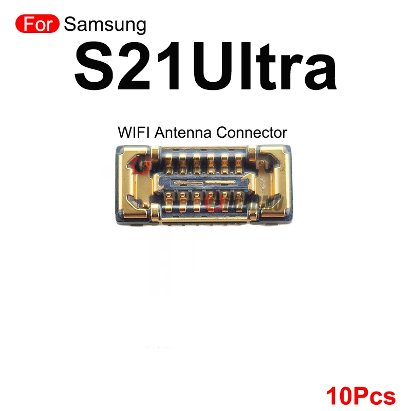 

10 шт., 56/60 контактов, разъем сигнальной антенны, ЖК-дисплей, разъем FPC, основная плата, гибкий кабель, разъем для Samsung Galaxy S21 Ultra