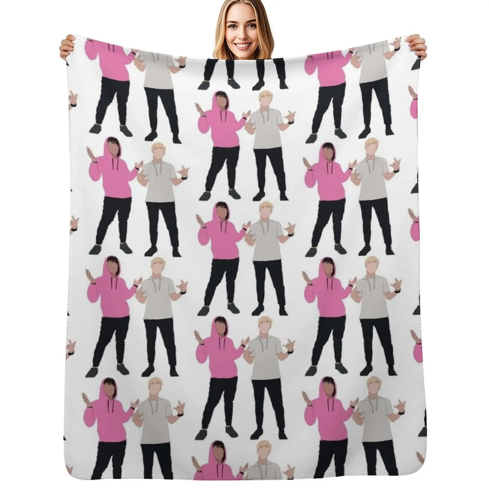 

Sam and Colby Throw Blanket Moving Vintage Sofas Thermal Blankets