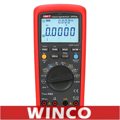 UT171A جهاز قياس رقمي متعدد صناعي صحيح RMS #4