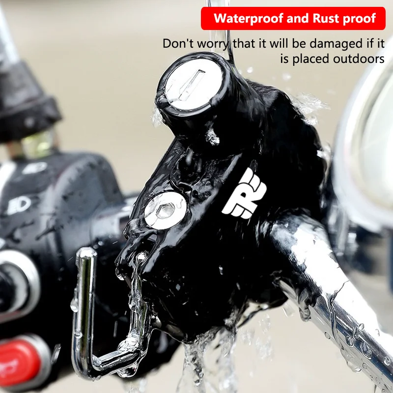 Para royal enfield bala/meteor/clássico 350 500 interceptor 650 continental gt capacete da motocicleta bloqueio anti-roubo segurança
