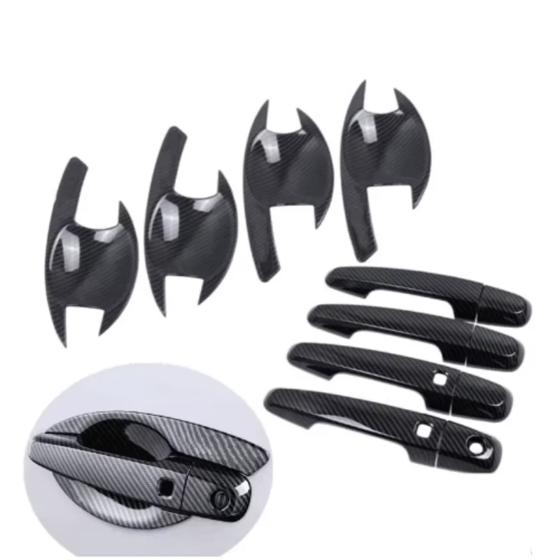 

For Mitsubishi Pajero Sport QF 2020-2023 ABS Chrome Door Handle Bowl Cover Cup Cavity Trim Insert Catch Molding Garnish