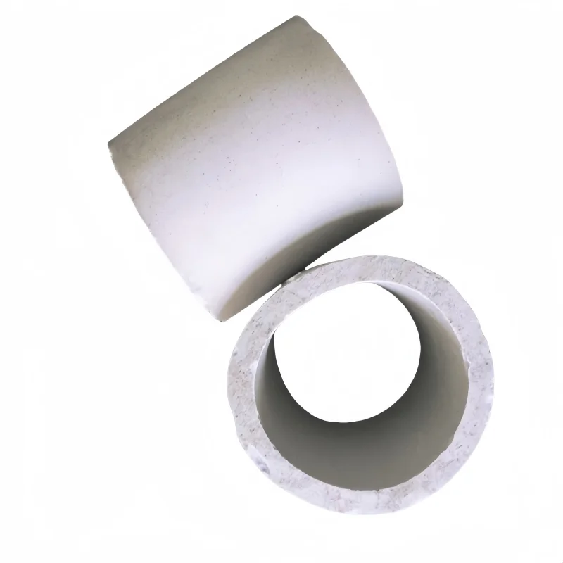 1 كجم حلقات راشيج سيراميك 6 × 6 × 2 مم تعبئة التقطير حمض الهندسة الكيميائية التجريبية والقلويات ومقاومة التآكل