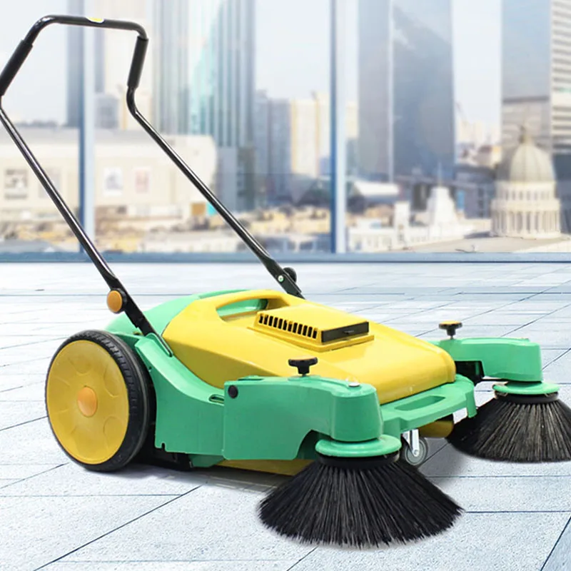 Công Nghiệp Đi Bộ-Phía Sau Quét Nhà Máy Sản Xuất Xưởng Với Trang Trại Đường Kho Bụi Unpowered Sweeper