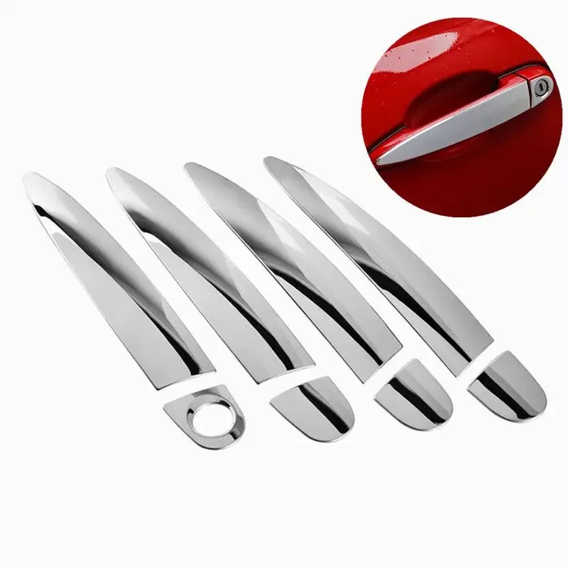 FUNDUOO For BMW X5 E70 BMW X6 E71 2009 2010 20112012 2013 Stainless Steel Door Handle Cover Trim Sticker