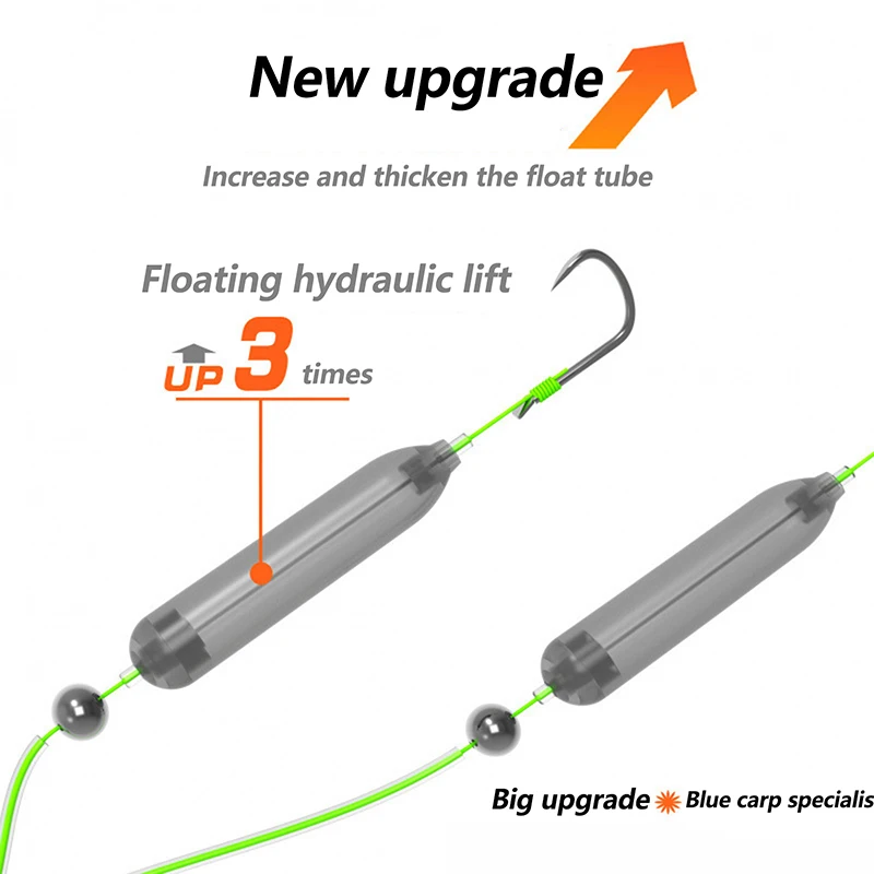 New 20/50pcs Fly Fishing Float Tube Strike Indicators EVA Bobbers Floating Tear Drop Pompano Rig Bottom Rigs Boat Fishing