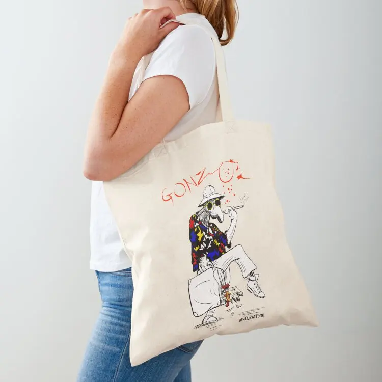 Gonzo- Fear and Loathing in Las Vegas parody Tote Bag Women's handbag Beach bag custom tote bag tote women