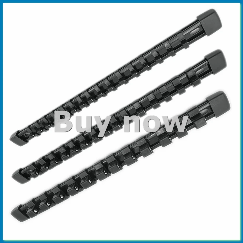 

3 шт. органайзер для розеток 1/2 3/8 1/4 дюйма, держатели для розеток, сверхмощные стойки для розеток, черный-ABHG