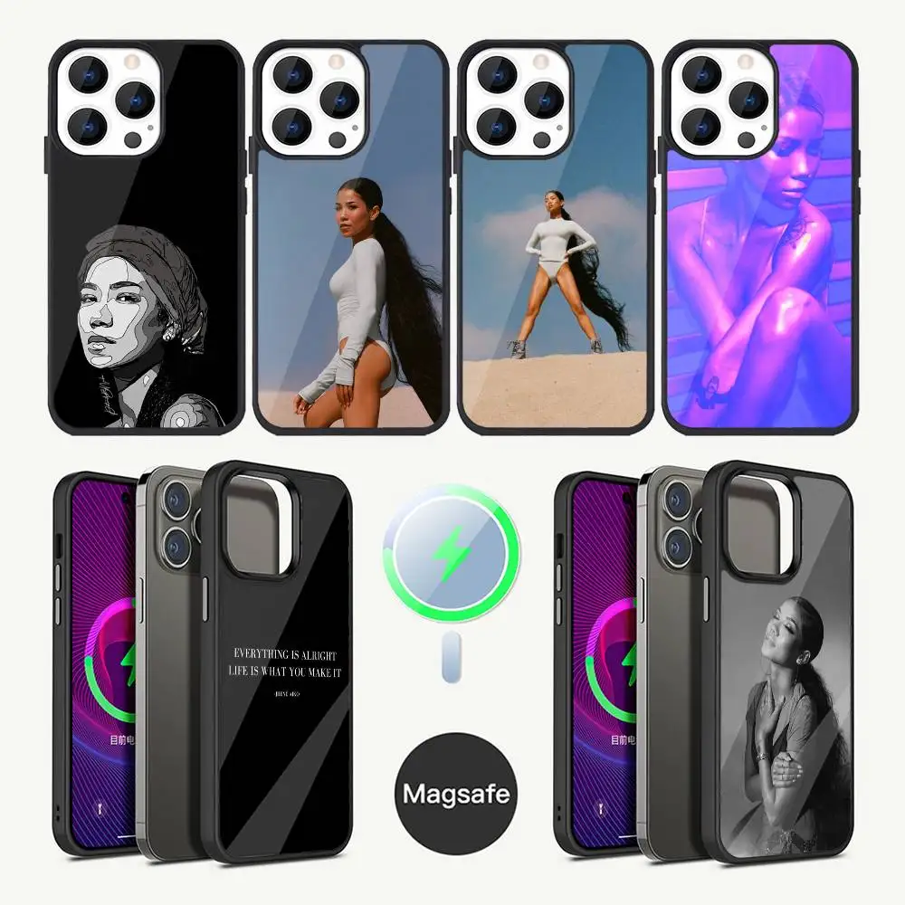 

Jhene Aiko Singer Phone Case For iPhone 16,15,14,13,12,11,Plus,Pro,Max Mini Magsafe Magnetic Wireless Charging