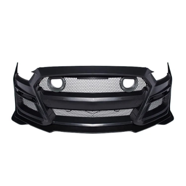 

High Quality Car Parts GT500 Style Front Bumper With LED Grille Light for ford Mustang 2015-2017custom